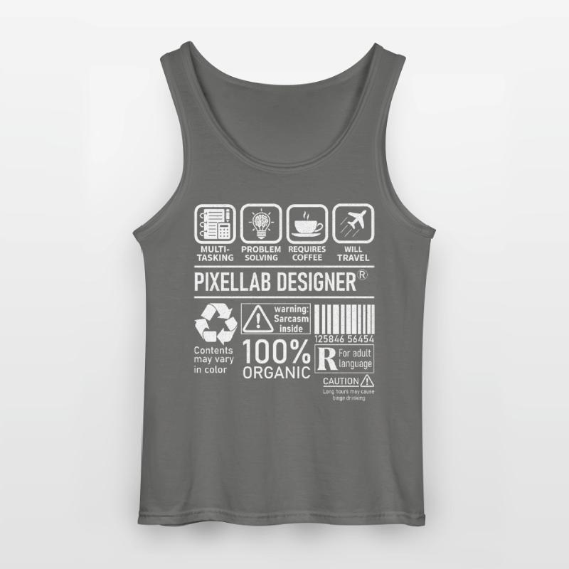 Pixellab Designer multi tasking problem solving Gildan Men’s Tank Top