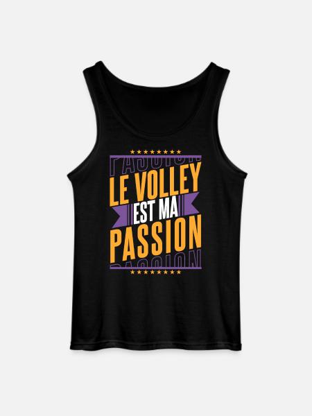 Le Volley Est Ma Passion - Débardeur Gildan Homme - noir