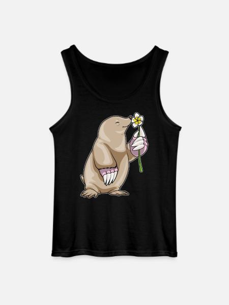 Mole Plumeria - Gildan Men’s Tank Top - black