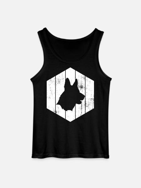 German Shepherd - Gildan Men’s Tank Top - black