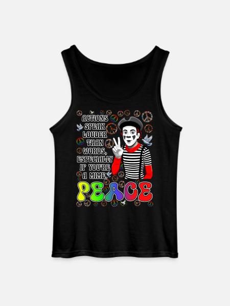 Frieden ist das Wichtigste - Gildan Männer Tank Top - Schwarz