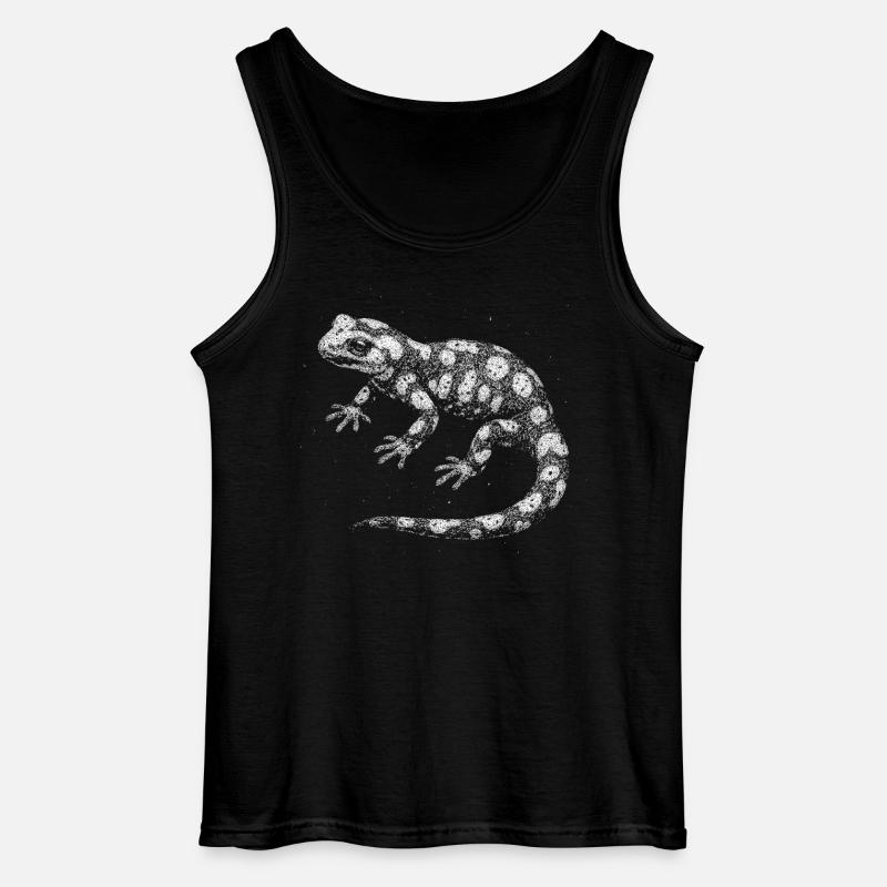 Feuersalamander - Gildan Männer Tank Top - Schwarz