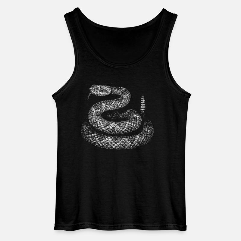 Snake - Gildan Men’s Tank Top - black