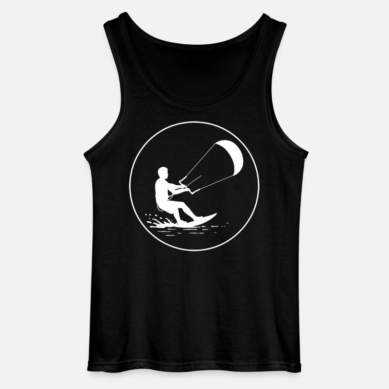 Wind under control - Gildan Men’s Tank Top - black