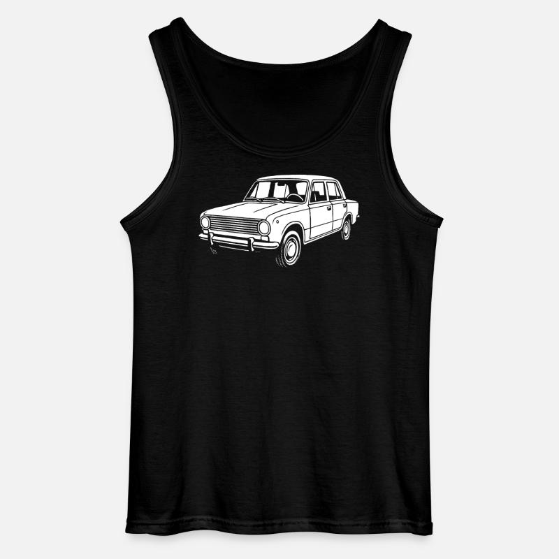 Straßenklassiker Ostblock - Gildan Männer Tank Top - Schwarz