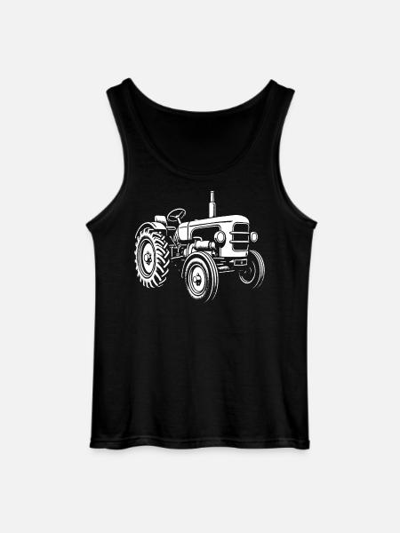 Kraftpaket vom Acker - Gildan Männer Tank Top - Schwarz