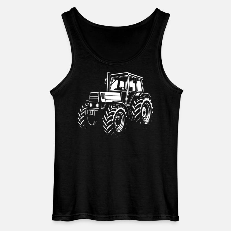 Ackerkraft im Retro-Stil - Gildan Männer Tank Top - Schwarz