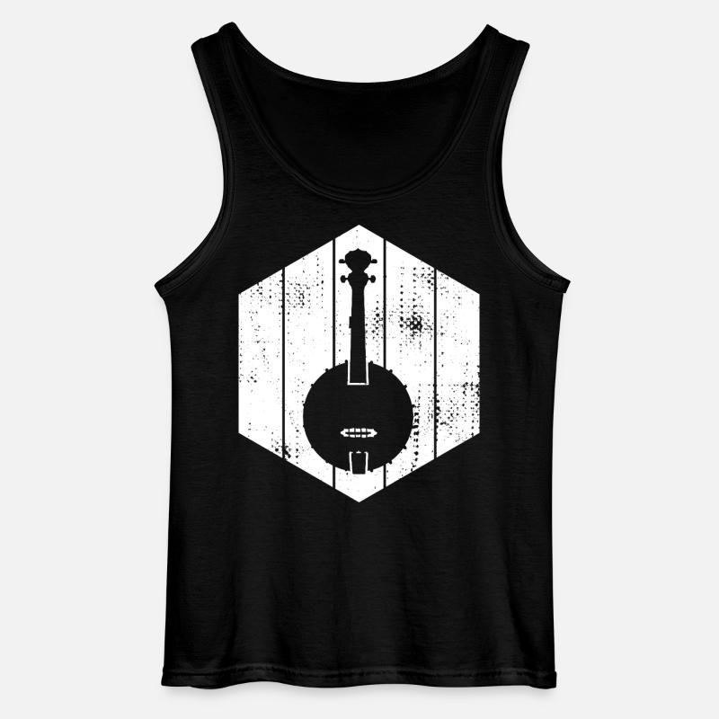 Banjo - Gildan Männer Tank Top - Schwarz