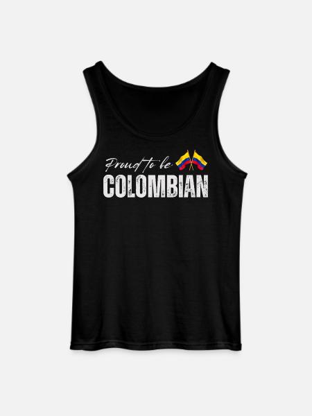 Fier Colombien, j’adore la Colombie - Débardeur Gildan Homme - noir