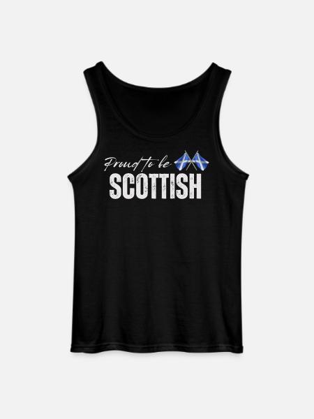 Fier Ecossais, j’adore l’Ecosse - Débardeur Gildan Homme - noir