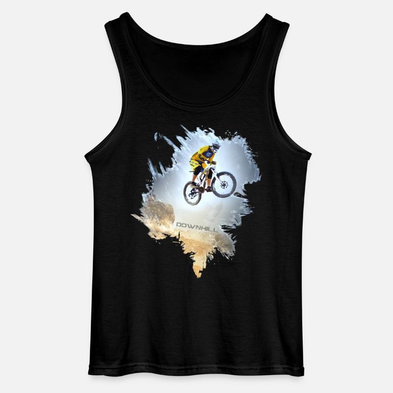Ride the Drop - Gildan Männer Tank Top - Schwarz