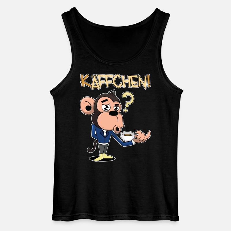 Käffchen, bitte! - Gildan Männer Tank Top - Schwarz