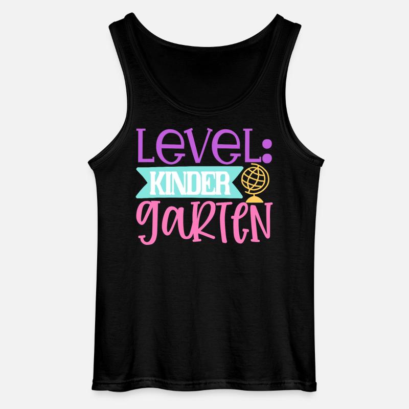 Level: Kindergarten - Gildan Männer Tank Top - Schwarz