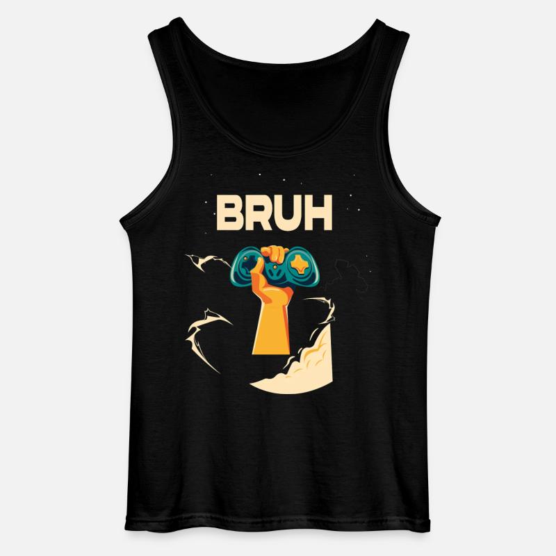 Mächtige kosmische Gehirnhand - Gildan Männer Tank Top - Schwarz