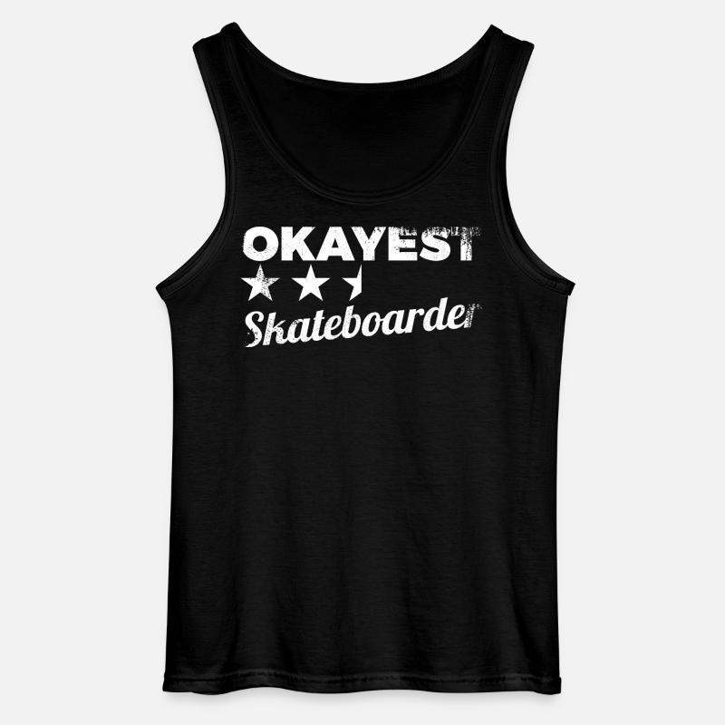 Durchschnittlicher Skateboarder - Gildan Männer Tank Top - Schwarz