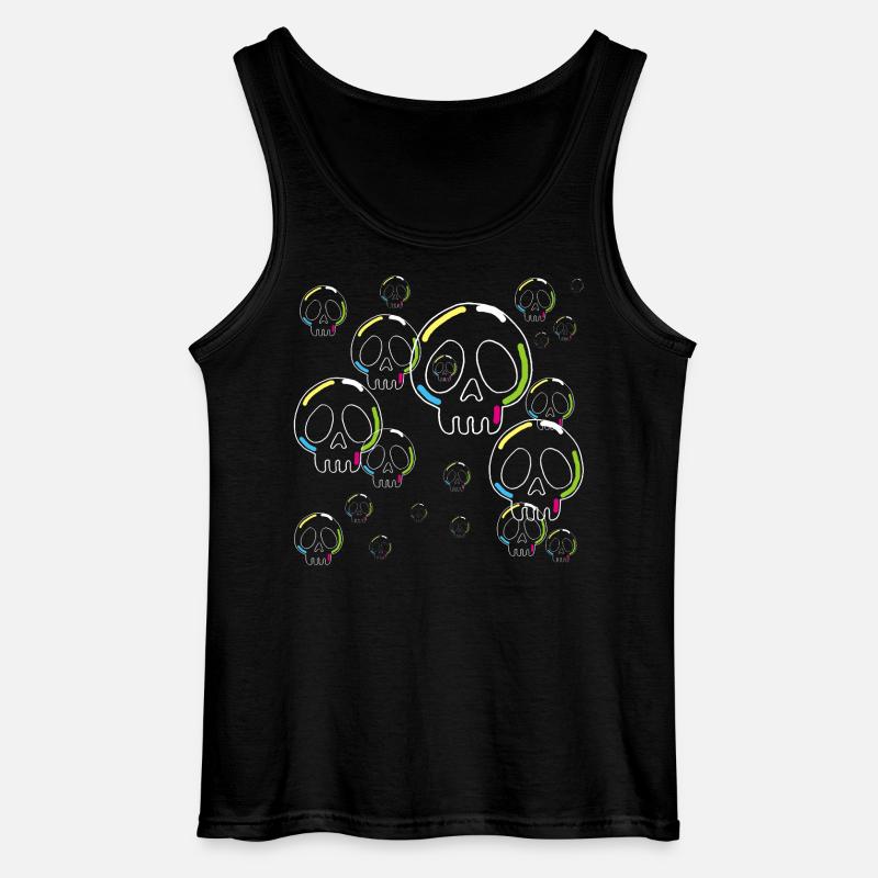 Seltsame Seifenschädel - Gildan Männer Tank Top - Schwarz