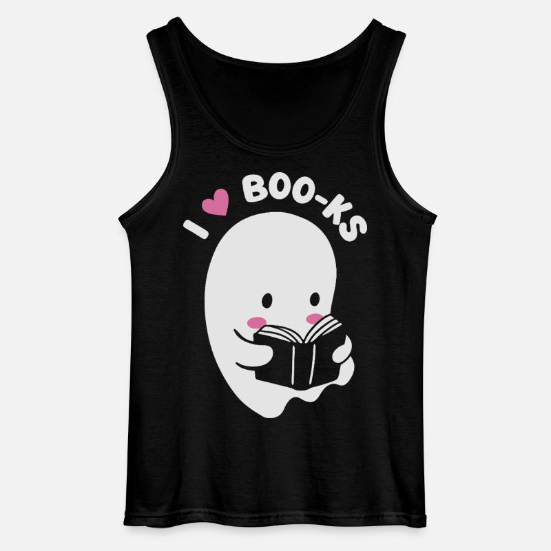 Ich liebe Boo-ks - Gildan Männer Tank Top - Schwarz