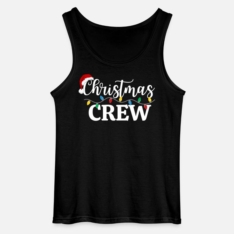Weihnachts-Crew - Gildan Männer Tank Top - Schwarz