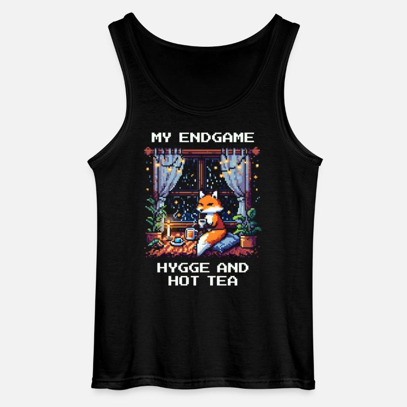 Endgame: Hygge und heißer Tee - Gildan Männer Tank Top - Schwarz