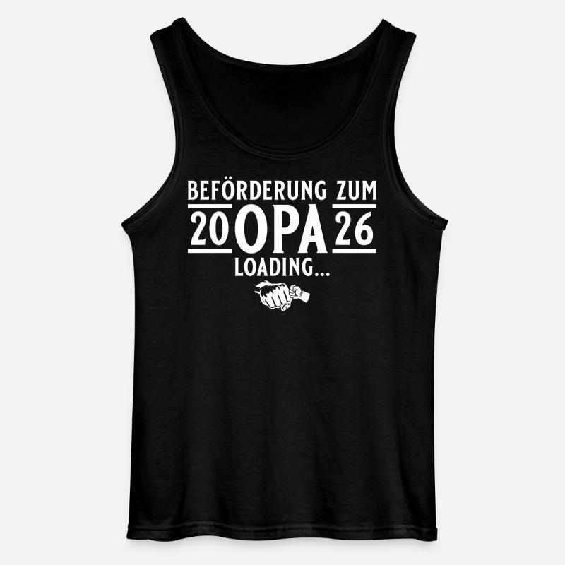 Opa 2026 loading - Future grandfather - Gildan Men’s Tank Top - black