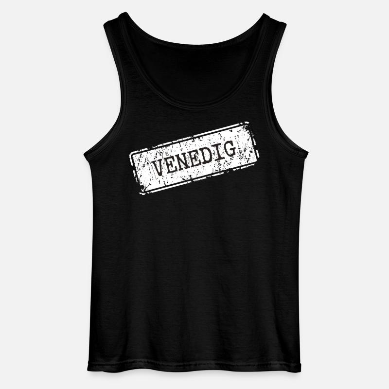 Venedig - Gildan Männer Tank Top - Schwarz