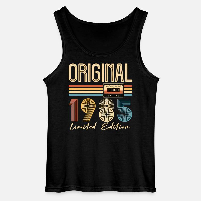 Original 40-årsdagsgave fra 1985 - Gildan singlet for menn - svart