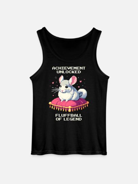 Saavutus: Legendaarinen pörröpallo | Chinchilla - Gildan miesten tanktoppi - musta