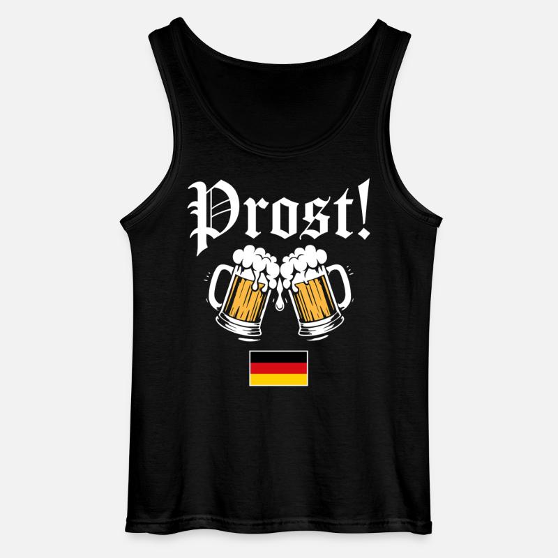 Prost! - Gildan Männer Tank Top - Schwarz