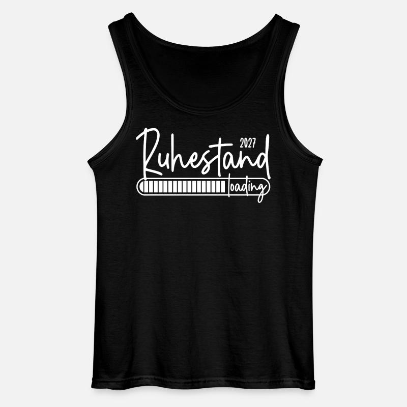 Ruhestand 2027 loading - Gildan Männer Tank Top - Schwarz