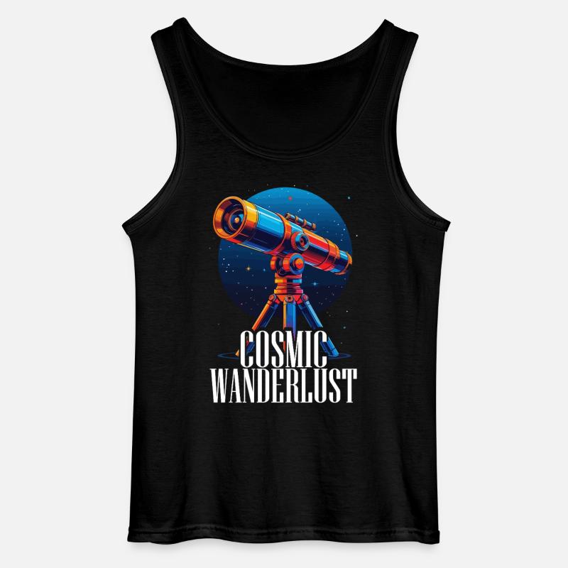 Astronom Sterngucker Stargazer - Gildan Männer Tank Top - Schwarz