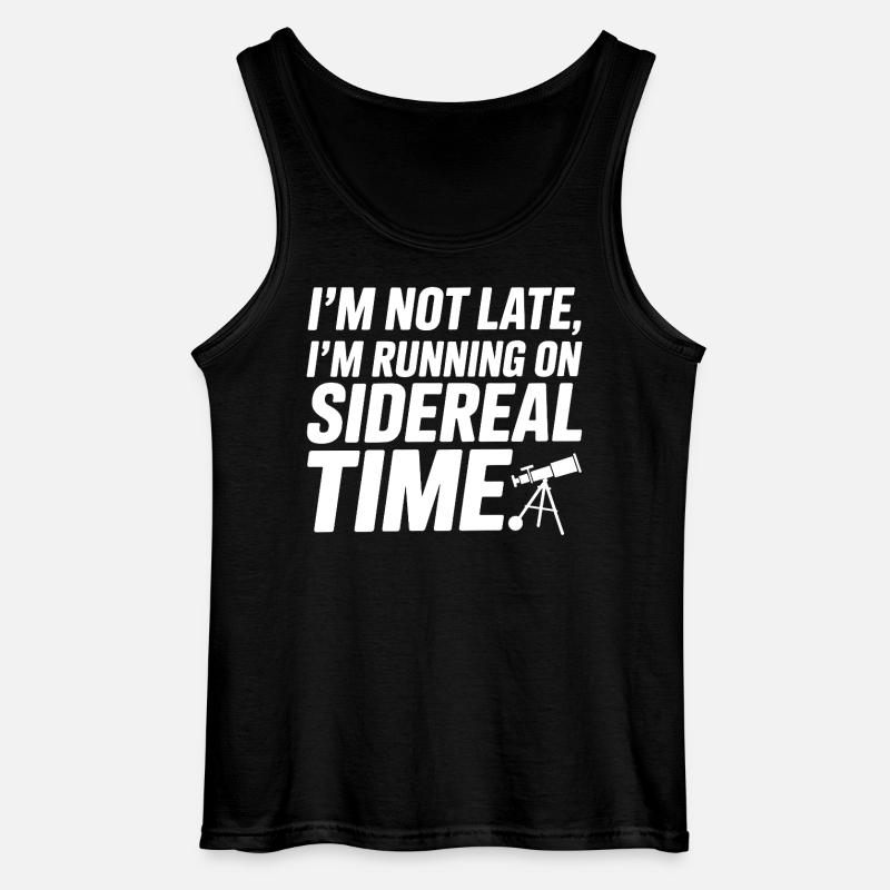 Celestial Map Constellation Guide - Gildan Men’s Tank Top - black