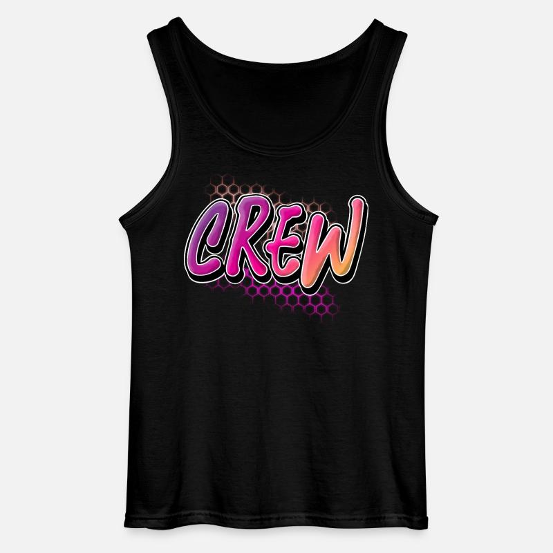 Crew - Gildan Männer Tank Top - Schwarz