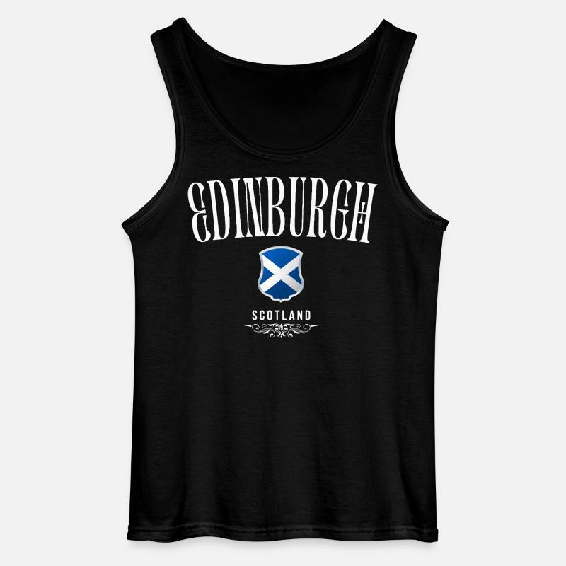 Edinburgh Schottland, Souvenir Edinburgh - Gildan Männer Tank Top - Schwarz