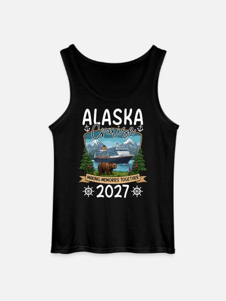 Alaska Kreuzfahrt Erinnerungsdesign - Gildan Männer Tank Top - Schwarz
