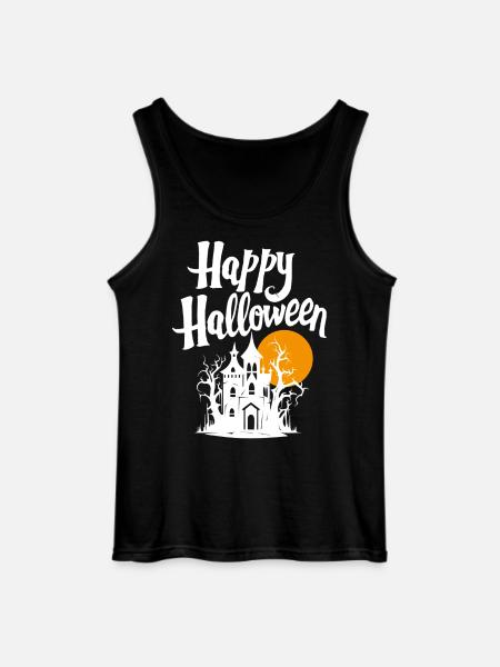 Happy Halloween - Gildan Men’s Tank Top - black