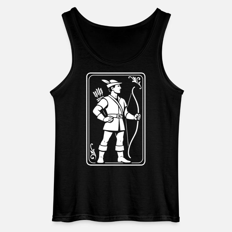 Archery Archer Classic Archer - Gildan Men’s Tank Top - black