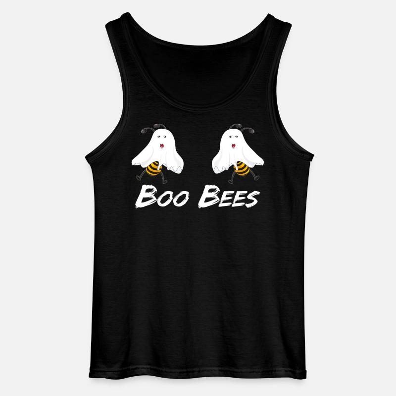 Boo Bees Halloween - Gildan Men’s Tank Top - black