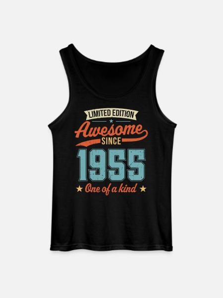 Awesome Since 1955 - Gildan Men’s Tank Top - black