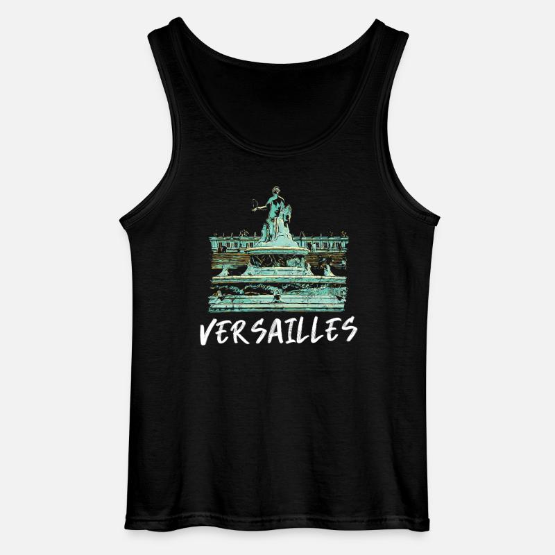 Versailles, Barocker Brunnen - Gildan Männer Tank Top - Schwarz