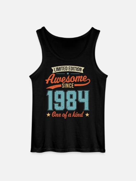 Awesome Since 1984 - Gildan Men’s Tank Top - black
