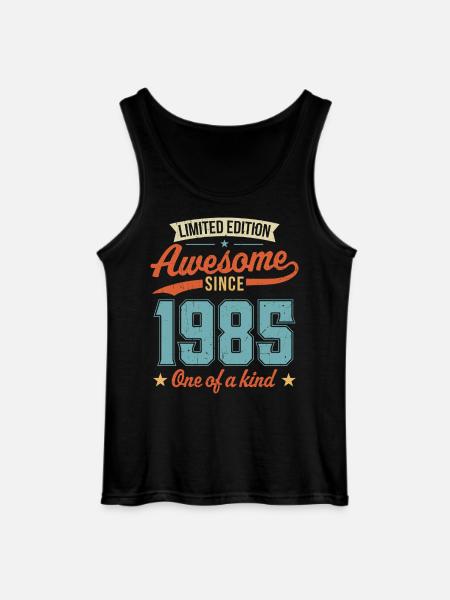 Awesome Since 1985 - Gildan Men’s Tank Top - black