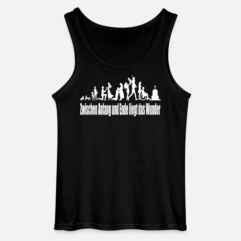 Vielfalt der Gemeinschaft Lebenswege - Gildan Männer Tank Top - Schwarz