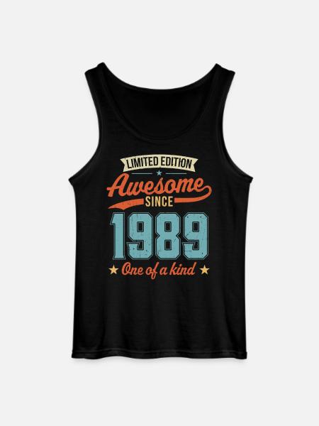 Awesome Since 1989 - Gildan Men’s Tank Top - black