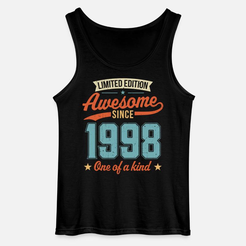 Genial seit 1998 - Gildan Männer Tank Top - Schwarz