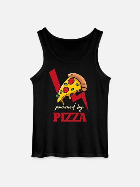 Power Pizza Blitz Logo - Débardeur Gildan Homme - noir