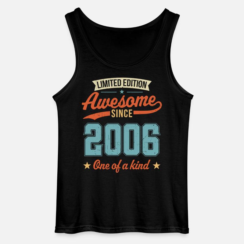 genial seit 2006 - Gildan Männer Tank Top - Schwarz