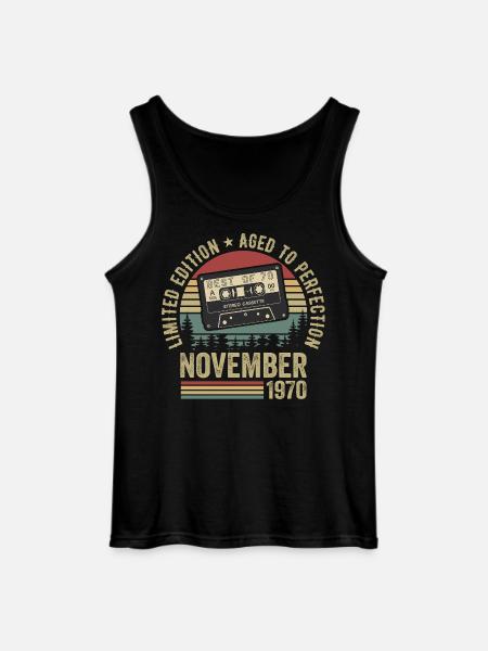 November 1970November 1970 - Gildan Men’s Tank Top - black