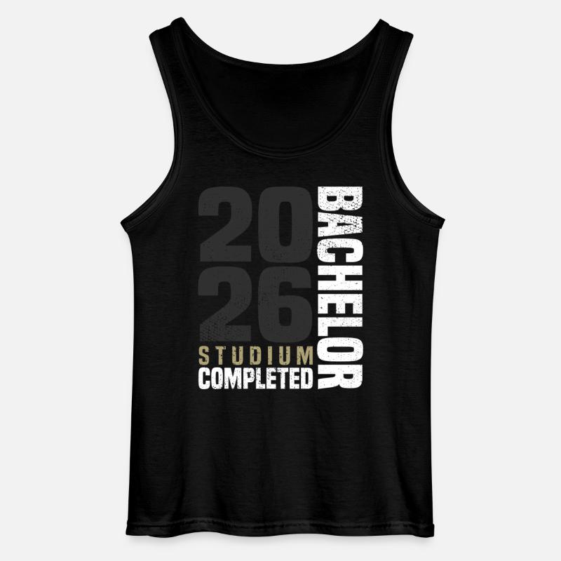 Bachelor Studium 2026 - Gildan Männer Tank Top - Schwarz