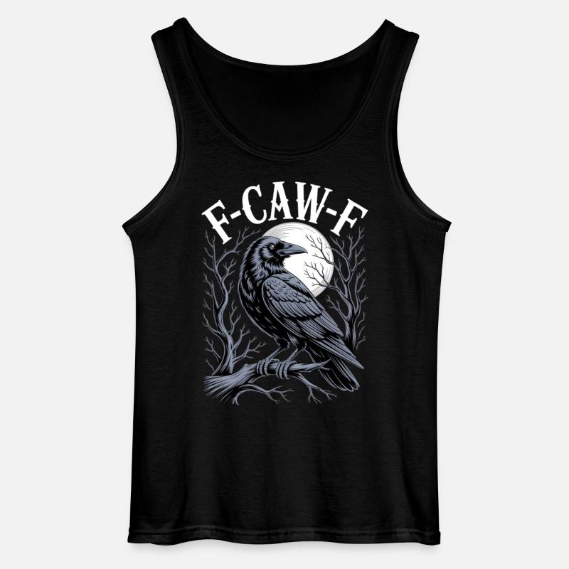 Rabenmond Gothic Emblem - Gildan Männer Tank Top - Schwarz