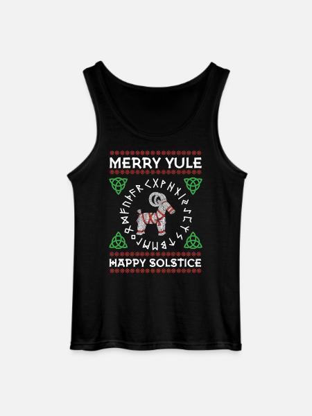 Joyeux Noël Joyeux Solstice Noël - Débardeur Gildan Homme - noir